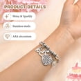 thumbnail image 5 of VNOX 16th Birthday Gifts Bracelet - Sweet 16 Birthday Presents for Her Adjustable Charm Bracelet Jewellery Gift for Sister Friend Teen, 5 of 8