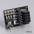 thumbnail image 4 of 10 Uds. Placa adaptadora de enchufe de módulo adaptador inalámbrico de 3,3 V para NRF24L01 de 8 pines Likrtyny Accesorios electrónicos, 4 of 9