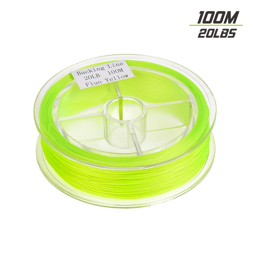 Details about   100M 20LBS Fishing Leader Braided Nylon Fly Line Fly Fishing Backing Lines X4J2 