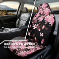 thumbnail image 4 of Yuyamidu Cherry Blossom Front Seat Covers for Cars Bucket Seat Covers Pink Butterfly Automotive Seat Covers Waterproof Automobile Accessories Interior Decoration, 4 of 7