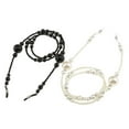 thumbnail image 1 of 2 Pcs Collier Porte-Lunettes Élégant et Beau avec Perles pour Lunettes de Soleil, 1 of 7