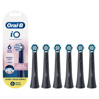 Oral-B iO Ultimate Cleaning Electric Toothbrush Heads, Black, 4