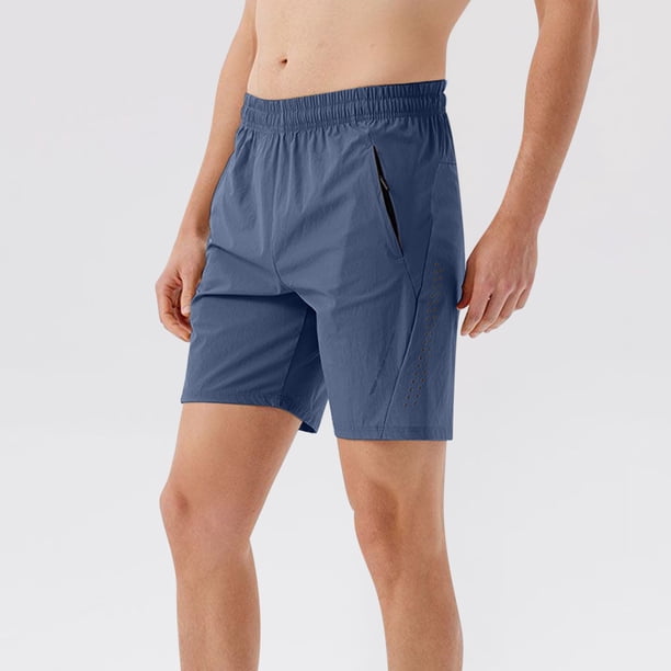 pstuiky Pantalones cortos deportivos para exteriores de verano para hombre, de malla fina, holgados, para baloncesto, correr, fitness, entrenamiento, cortos, para hombre