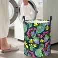 thumbnail image 4 of Lsque Watercolor Cactuses pattern Laundry Hamper Basket, Tall Woven Rope Hamper Basket for Clothes, Lightweight Storage Basket, Collapsible Waterproof-Medium, 4 of 8