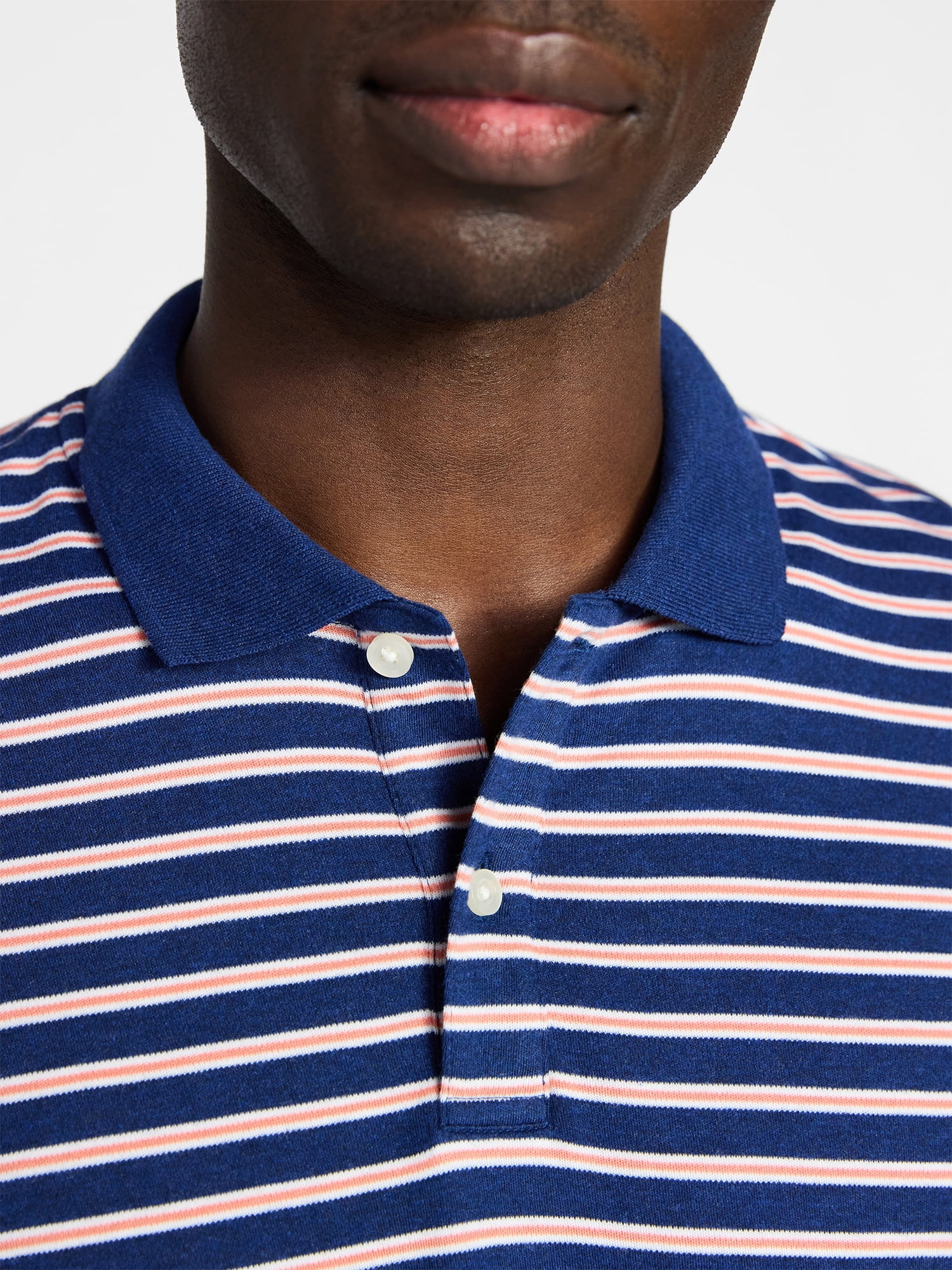 George Men's and Men's Big & Tall Short Sleeve Interlock Polo Shirt, Sizes S-5XL, LT-3XLT