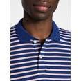 thumbnail image 4 of George Men's and Men's Big & Tall Short Sleeve Interlock Polo Shirt, Sizes S-5XL, LT-3XLT, 4 of 5