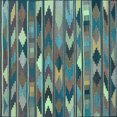 thumbnail image 1 of Ahgly Company Indoor Square Southwestern Light Blue Country Area Rugs, 8' Square, 1 of 4