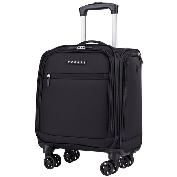 Verage Underseat Carry on Luggage with Spinner Wheels Suitcase Softside Lightweight Travel Bag