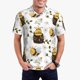 thumbnail image 1 of Balery Honey Bee Insect Camisa Polo de Hombre con Estampado, de Manga Corta y Tejido Medio, Camisa Tipo Golf Polo-Medium, 1 of 6
