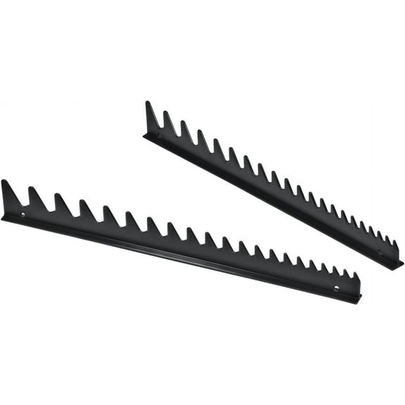 ERNST 6013 20 Tool Wrench Organizer Rail Set - Black