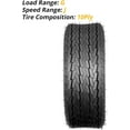 thumbnail image 4 of Telyswee 20.5X8.0-10 Trailer Tires 20.5x8x10 Tire Load Range E,10 Ply Trailer, Set of 2 Black, 4 of 6