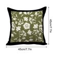 thumbnail image 2 of Fiudx Funda de Almohada con Estampado de Hojas, Juego de Fundas de Cojín de Algodón, Decoración para Sofá Cama, Suave y Duradera, para Uso En Interiores y Exteriores, Regalo para Familiares y Amigos., 2 of 5
