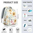 thumbnail image 3 of Sunflower and Butterfly Design School Backpack for Students Durable and Adjustable Strap Backpack with Artistic Yellow Floral Pattern, 3 of 6