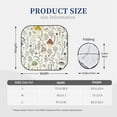 thumbnail image 3 of Haiem Colorful Mushrooms and Plants Car Windshield Sun Shade (2 Pieces) Foldable Windshield Sun Shade Car Accessories for Truck SUV Pickup-Small, 3 of 7