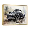 thumbnail image 2 of Designart "Minimalist Beauty Grey Pickup" Transportation Floater Framed Wall Art Print, 2 of 7
