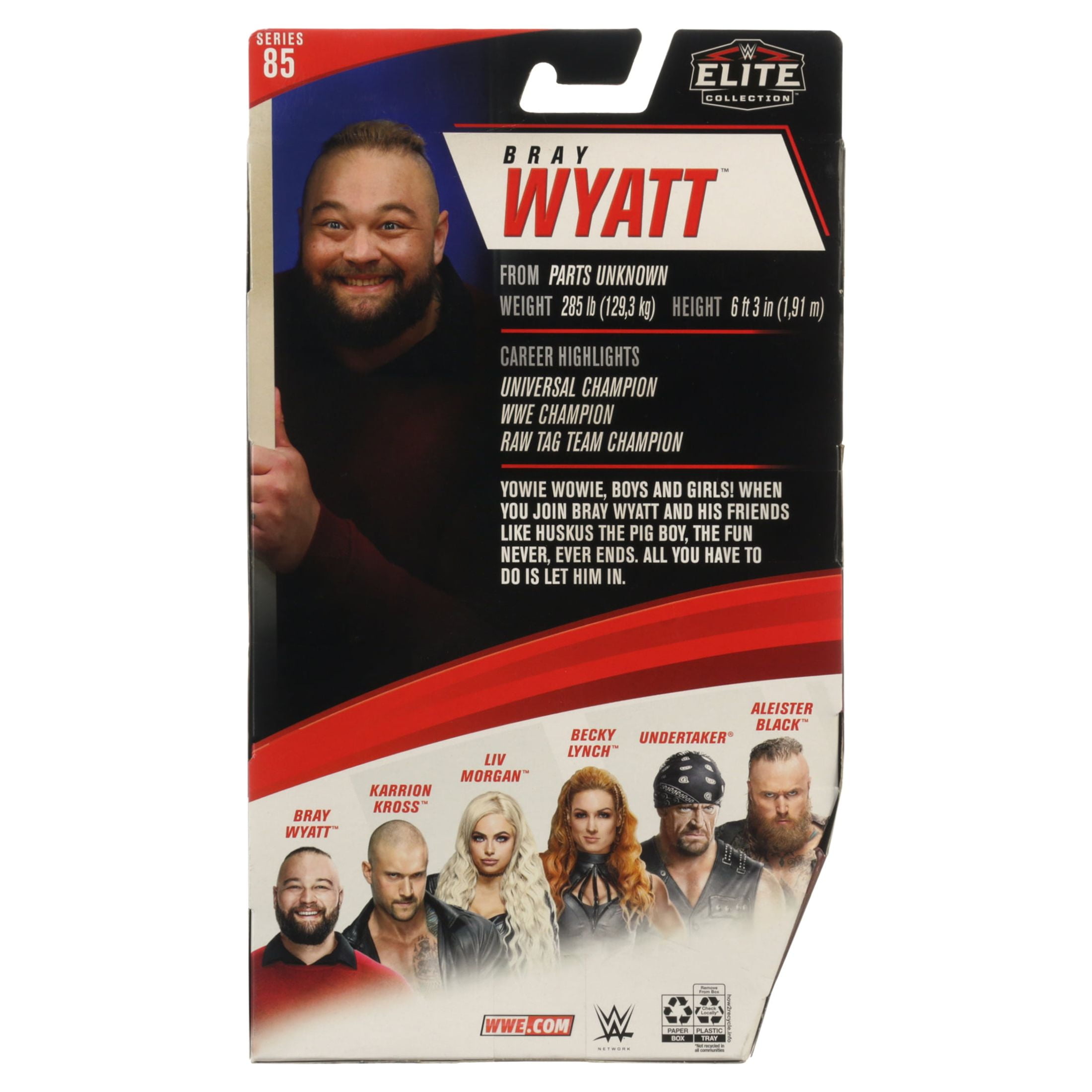 WWE Bray Wyatt Elite Collection 6 in Action Figure Posable Toy and Collectible