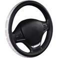 thumbnail image 1 of Bling Steering Wheel Cover, PU Leather Car Steering Covers with Crystal Universal,38cm, 1 of 5