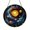 Stained Glass 7.87 Inch, variant on Outer Space Window Glass Suncatcher Ornament, Planetary Light Catcher Hanging for Bedroom or Studio Decor