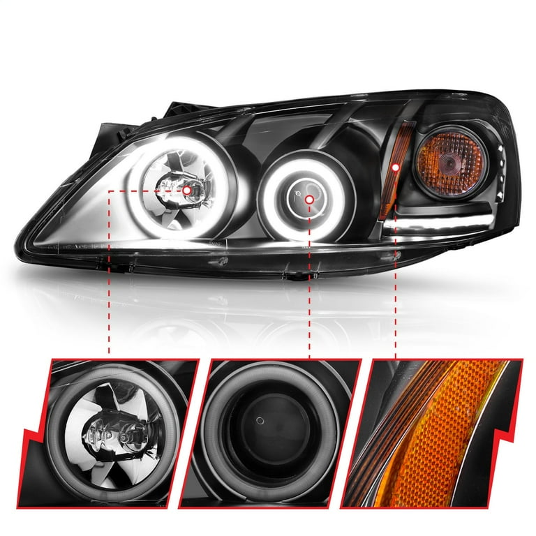 ANZO USA 121371 05-10 G6 PROJECTOR W/HALO CCFL BLACK CLEAR