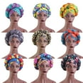 thumbnail image 5 of Braided Headwrap African Ethnic Hijab Turban Hat Oversized Turban Caps Headscarf for Nigeria Wedding Hairstyles Decors, 5 of 9