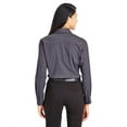 thumbnail image 2 of Devon & Jones DG535W Women's CrownLux Performance Tonal Mini Check Woven Dress Shirt-Carbon-2XL, 2 of 3