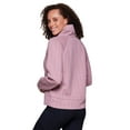 thumbnail image 5 of RBX Active Women's Relaxed Fit Cowl Neck Lightweight Cable Sweater, 5 of 5