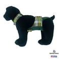 thumbnail image 4 of Barkertime Gray Plaid Neon Stripes on Green Escape-Proof Premium Waterproof Dog Diaper Overall - Made in USA, 4 of 8