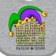 thumbnail image 4 of Inktastic Mardi Gras New Orleans Louisiana Jester Hat Boys or Girls Baby Bib, 4 of 4
