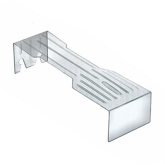 Azar Displays 700890 Plastic Overlay for 4" Hook For Adhesive Labels (Hooks not included), 50-Pack