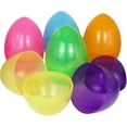 thumbnail image 4 of JOYIN 10" Jumbo Easter Eggs, 6PCS Colorful Plastic Giant Eggs Empty Fillable for Easter Filling Treats Party Favor Hunt Classroom Prize Supplies Decoration, 4 of 10