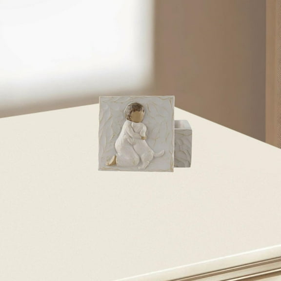 menolana Pet Memorial Urns for Dogs Animal Memorial Funeral Box Loss of Cat Sympathy Urn Sturdy Dog Pet Box Resin Animal Pet Urn Punny