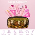 thumbnail image 4 of MUOOUM Pencil Case, Farm Sunflowers and Cows Large Capacity Pencil Pouch Stationery Pen Bag, 4 of 7