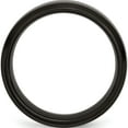thumbnail image 2 of Titanium Brushed And Polished Black Ip-Plated 7mm Grooved Band (Size 12.5) Made In China tb232-12.5, 2 of 5