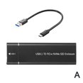 thumbnail image 1 of M.2 Nvme Ssd Enclosure Usb 3.1 Gen 2 To Nvme Pci-e M.2 Ssd Hard Drive Adapter, 1 of 5