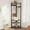 Vintage, variant on Juiluna Corner Coat Rack With Shoe Bench for Entryway, Hall Tree With 6 Double Hooks, Clothes Rack With Storage and Organizer Shelf for Hallway, Closet