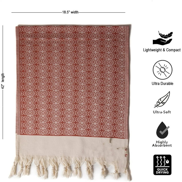 Boho Pattern Dish Towels, Soft Absorbent Fingertip Towel, Bohemian