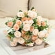 thumbnail image 5 of Claveles artificiales, pequeñas flores de seda para decoración de interiores, ramos artificiales para el hogar, decoración de cocina, boda, fiesta, el mejor regalo para mamá, oro rosa., 5 of 6