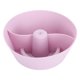 thumbnail image 2 of Cuenco Para Refrigerios Para Taza, Bandeja Para Refrigerios De Silicona Taza Reutilizable Violeta 2 Compartimentos Para Teatro Para Acampar, 2 of 7