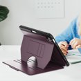 thumbnail image 2 of Business-Style Case for iPad Air 11-inch (2024), Model A2902/A2903/A2904 Case, Heavy-Duty Case with Magnetic Stand /Pencil Holder /Auto Sleep Wake Function, Protective Classic Thin Folio Cover, Purple, 2 of 9
