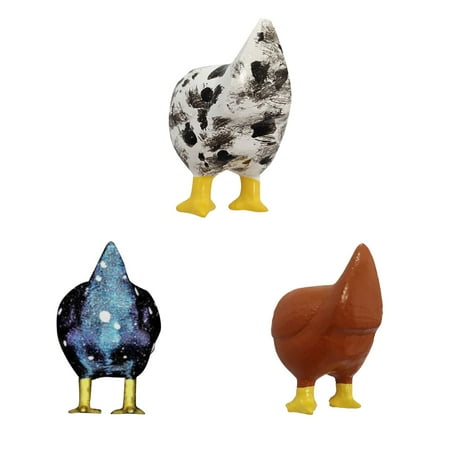 

TANGNADE Chicken Butt Magnets Fridge Decor Chicken Butt Gifts Funny Chicken Butt Gifts（3pcs）