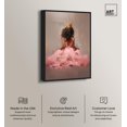 thumbnail image 2 of Princess in Pink Canvas Ebony Portrait Art by Art Remedy, Black Frame, 20" x 30", 2 of 7