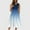 Dark Blue, variant on Women's Summer Gradient Tank Dress Casual Loose Crewneck Sleeveless A-Line Swing Midi Sundresses with Pockets