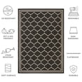 thumbnail image 6 of Safavieh Courtyard Amy Geometric Indoor/Outdoor Area Rug, Black/Creme, 2' x 3'7", 6 of 10
