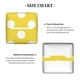 thumbnail image 5 of Fotbe Yellow And White Polka Dot Porta Pañuelos Decorativo de Cuero, Caja Cuadrada Moderna para Pañuelos Faciales, Organizador y Dispensador 5x5x5'', 5 of 7