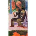 thumbnail image 2 of Gauguin, Paul 15x24 Black Modern Framed Museum Art Print Titled - We Shall Not Go To Market Detail 2, 2 of 4