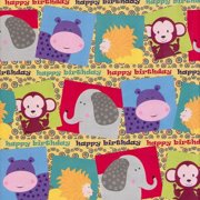 Partypro 76013 Jungle Birthday Gift Wrap