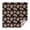 Tiger Graffiti Black, variant on 70x70 Inch Square Tablecloth, Thick & Durable, Washable, Fits Square or Round Table, Party, Wedding, Buffet,Tiger Leaf Heart Light Blue Pattern