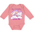 thumbnail image 3 of Inktastic My Grandma Loves Me Unicorn Girls Long Sleeve Baby Bodysuit, 3 of 5