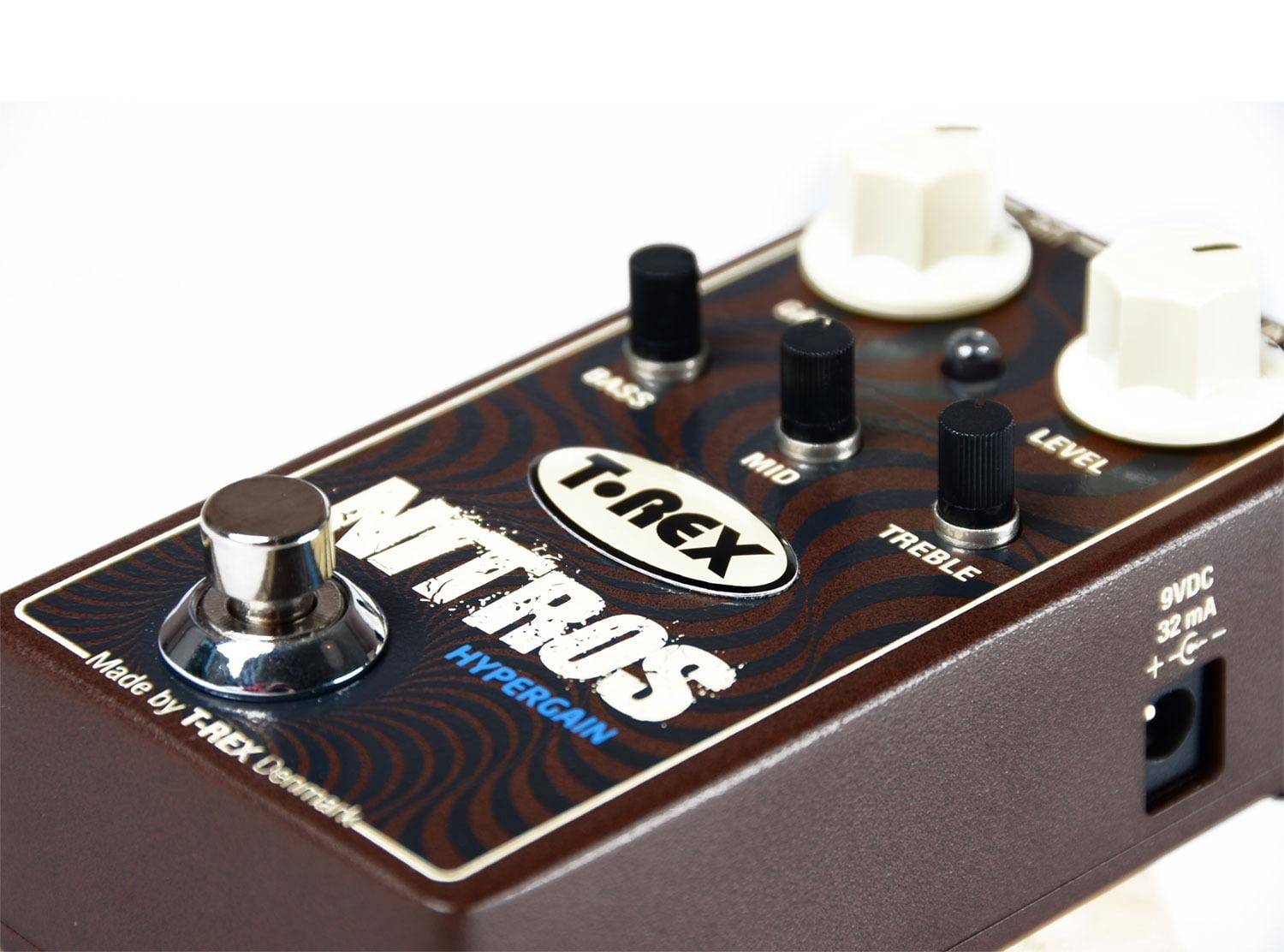 T-Rex Engineering Nitros Hypergain Distortion Guitar Effects Pedal