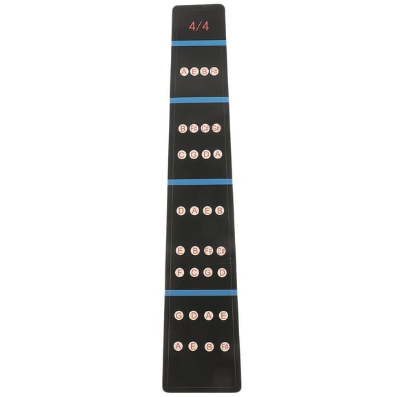 1 Sheet Violin Fretboard Sticker Violin Note Map Sticker Musical Instrument Sticker for 4/4 Violins
